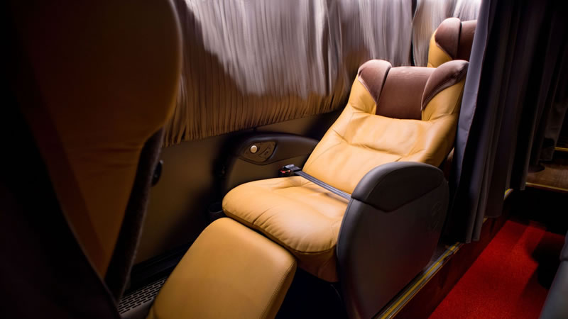 Tapiceria de asientos de buses urbanos